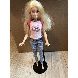 Barbie Doll Mysteries Great Horse  Chase XHJ38 Blonde Redressed Articulated